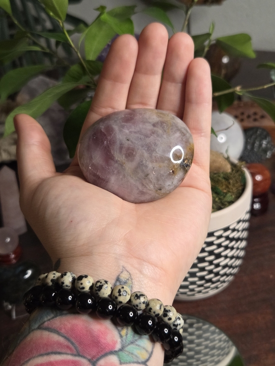 Other - Pink Tourmaline Palmstone